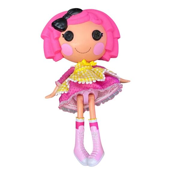 Lalaloopsy Doll Button Eyes Crumbs Sugar Cookie 2009 NO Mouse Baker Party Outfit - Picture 1 of 7